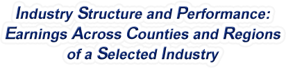 Indiana - Earnings Across Counties and Regions of a Selected Industry