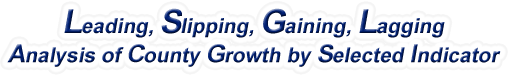 Indiana - LSGL Analysis of County Growth by Selected Indicator, 1969-2022